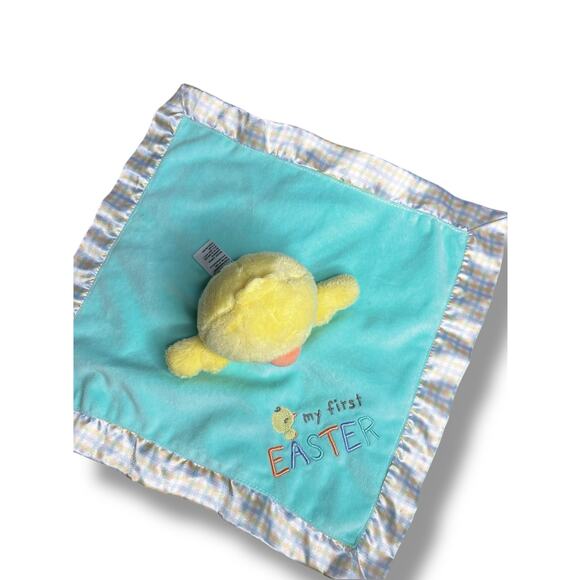 Magic Years Lovey Duck My First Easter Security Blanket Rattle Chick Plush Gift - Picture 8 of 10